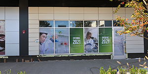 The Bouleward, window vacancy wraps, 2020 October