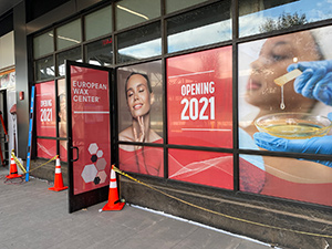 The Bouleward, window vacancy wraps, 2020 October