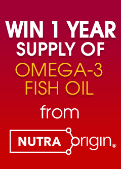 Win 1 Year Supply of Omega-3 Fish Oil from NutraOrigin!